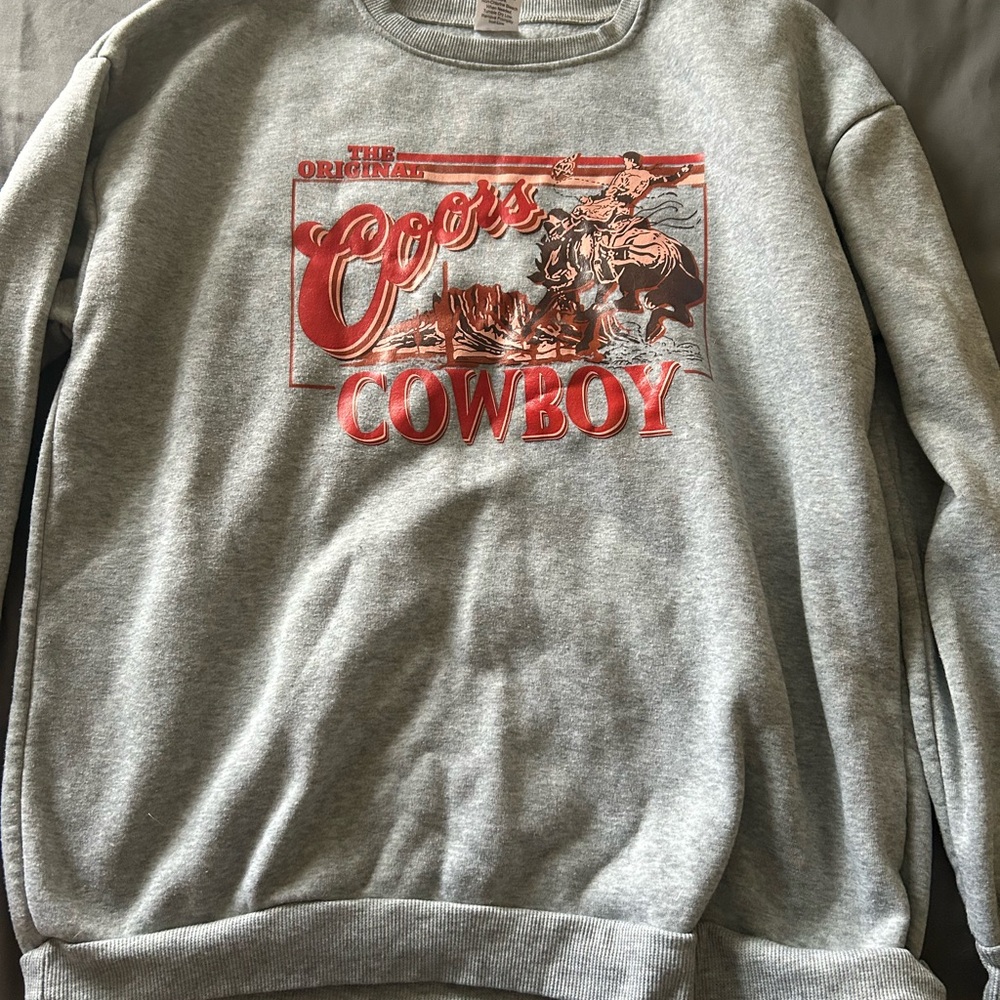 Cowboy Gray Sweater